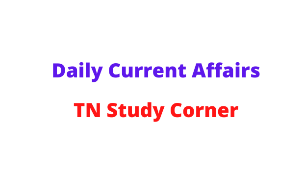 TNPSC Current Affairs October 26 2021