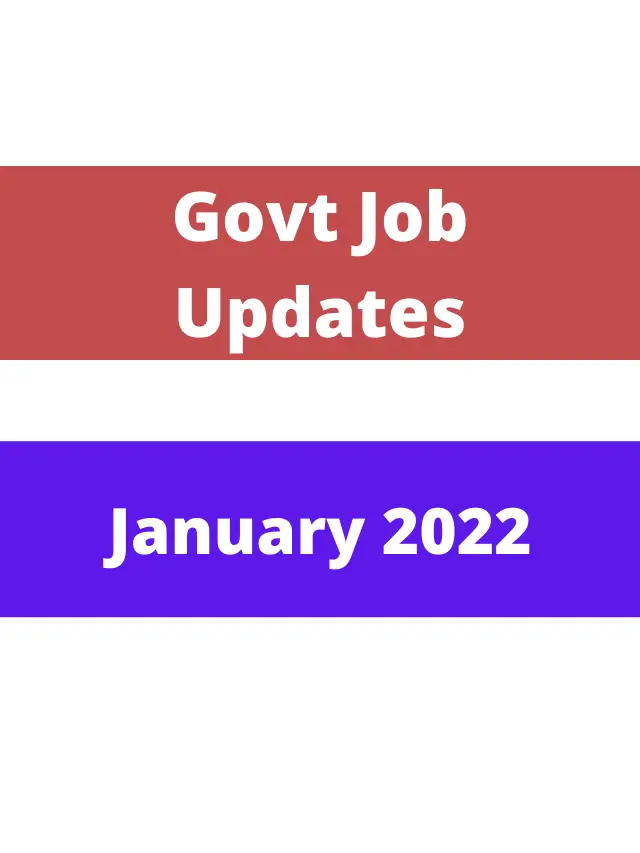 Govt Job Updates