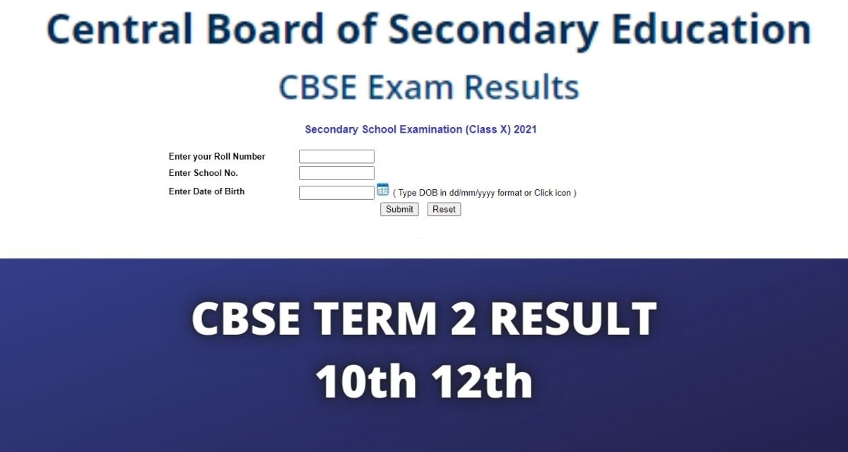 how to check cbse 12th term 2 result 2022 cbseresults nic in