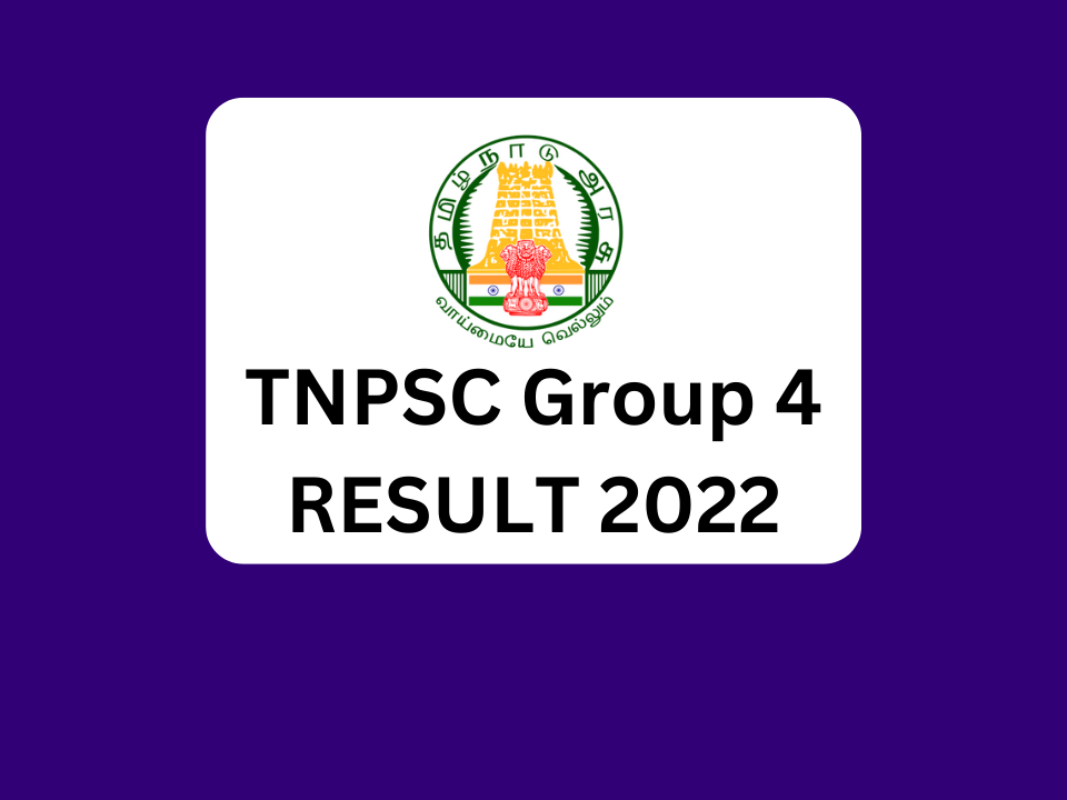 TNPSC Group Result 2022 Updates